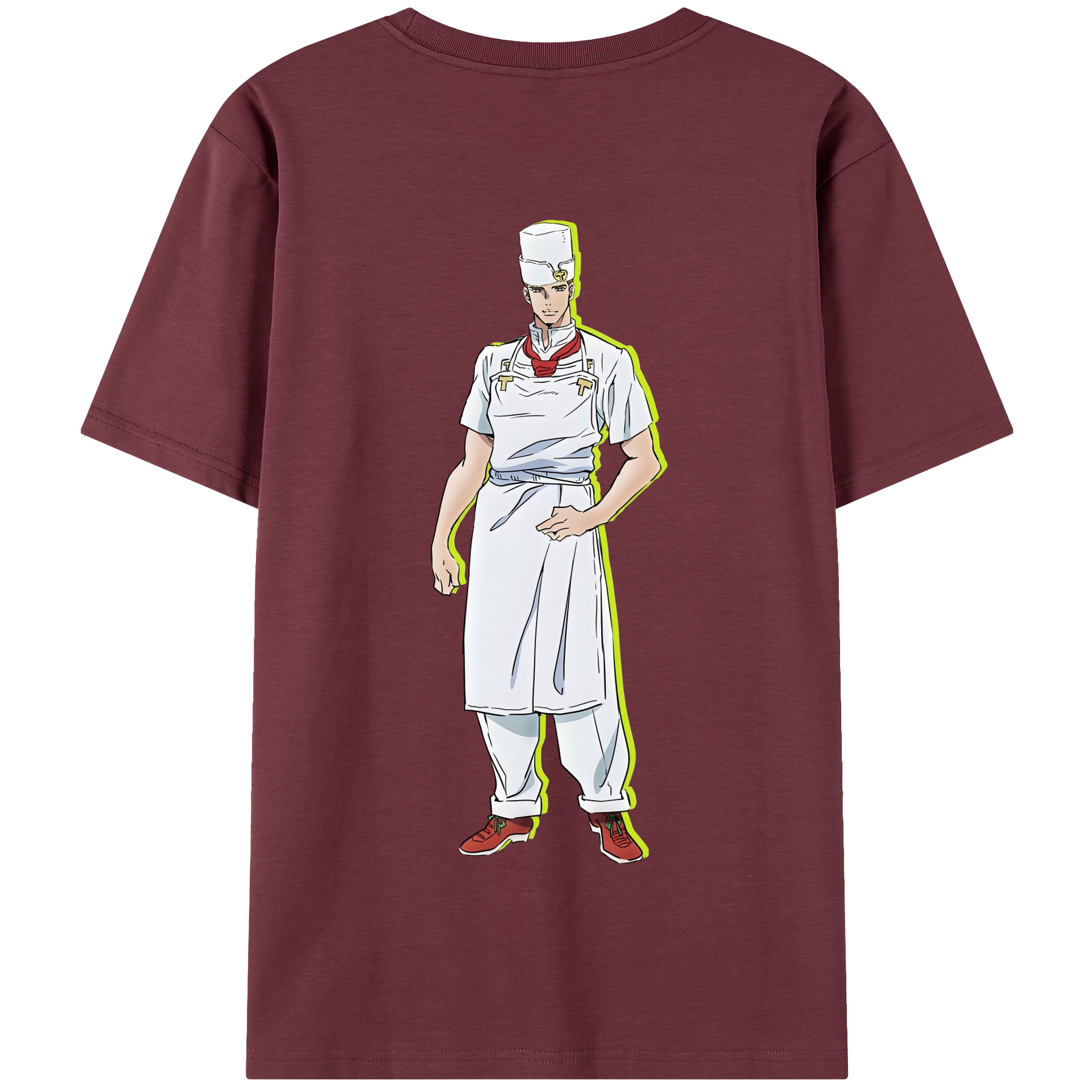 （画像用） ジョジョの奇妙な冒険 Tonio Trussardi JoJo's Bizarre Adventure トニオ?トラッサルディ 綿100％半袖Tシャツ（背面プリント）